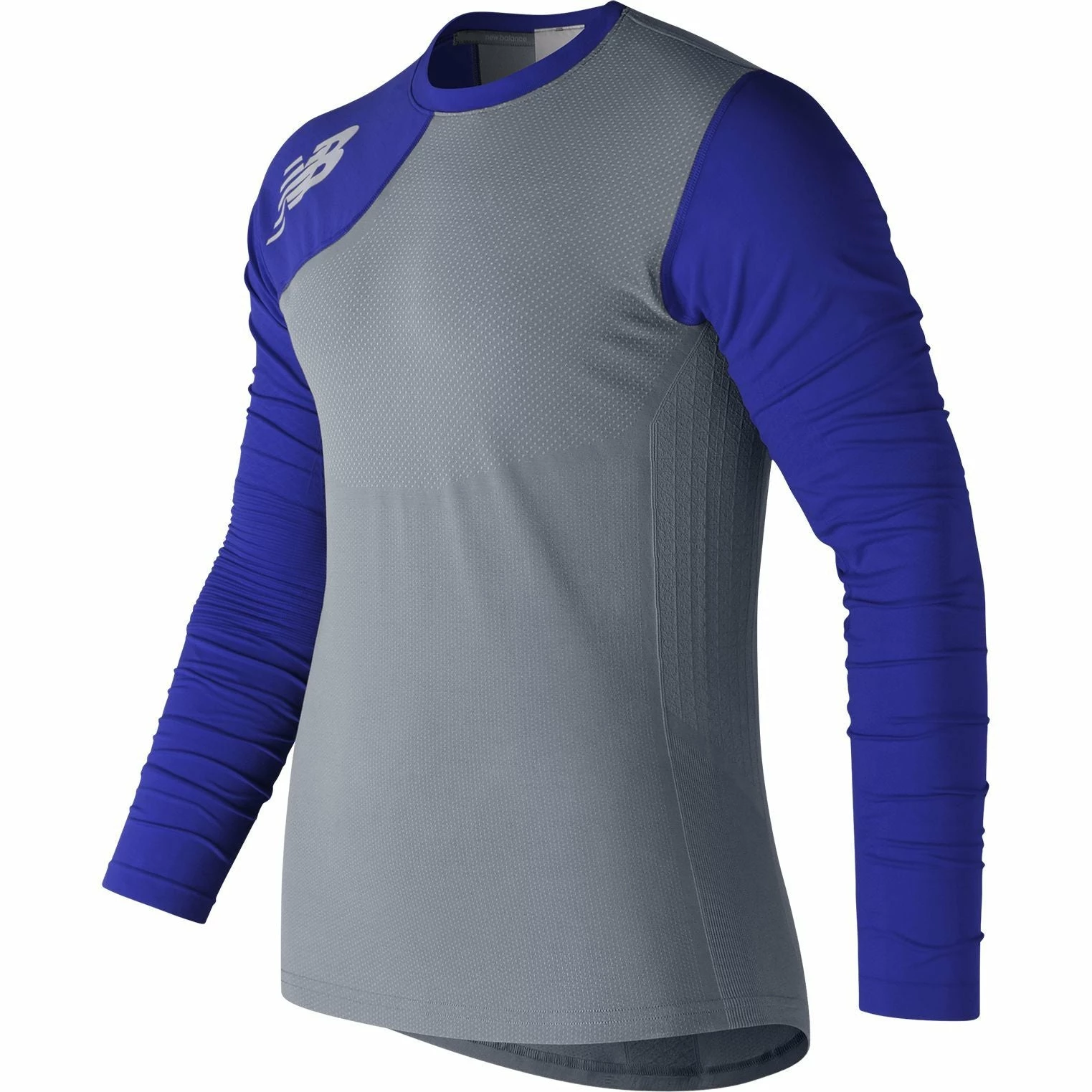 New Balance Seamless X4J Asymmetrical Shirt Right - Royal 1 New Balance Seamless X4J Asymmetrical Shirt Right - Royal