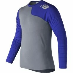 New Balance Seamless X4J Asymmetrical Shirt Left - Royal