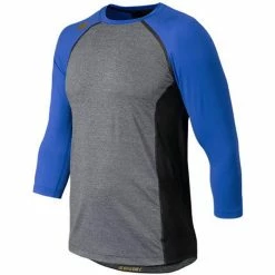 New Balance 3/4 Sleeve Baseball Compression Shirt - Royal Gray