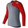 New Balance Seamless X4J Asymmetrical Shirt Left - Red