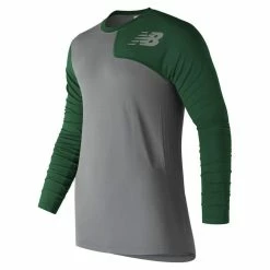 New Balance Seamless X4J Asymmetrical Shirt Left - Dark Green