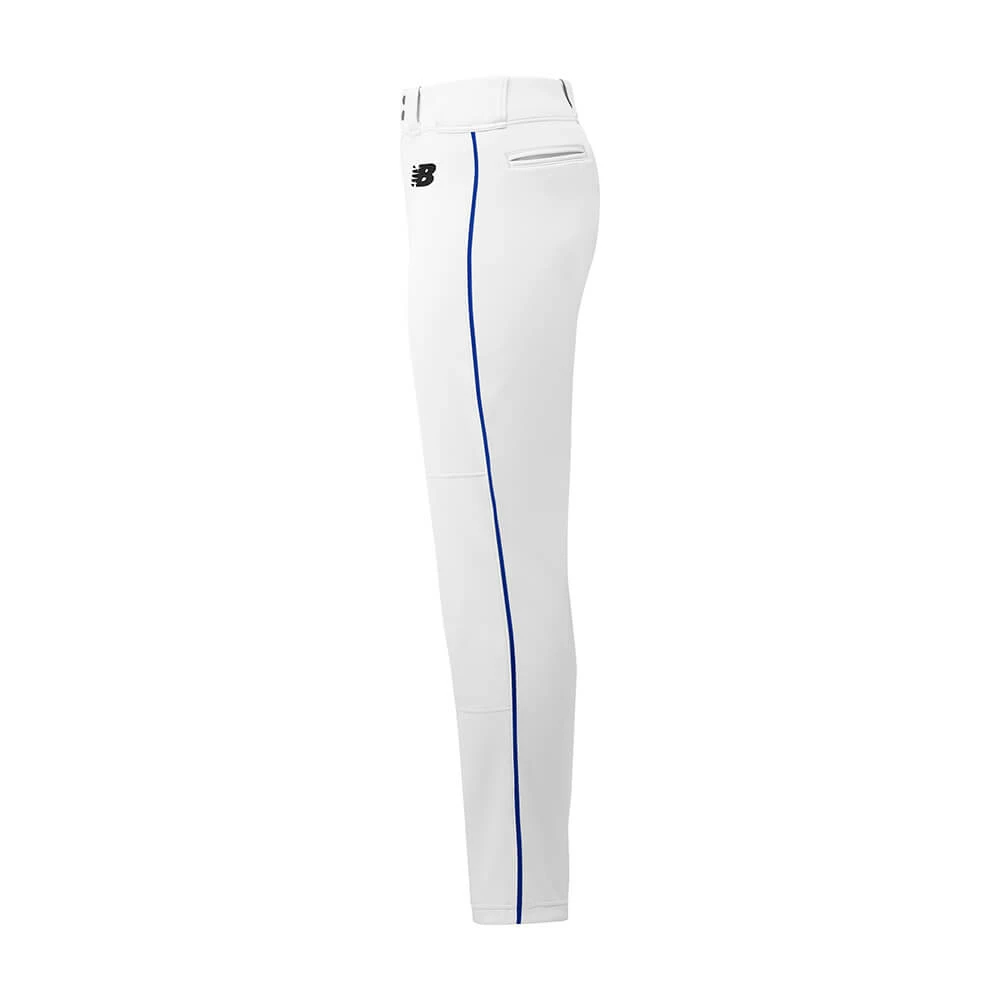 New Balance Adversary Adult Piped Pant - White Royal 1 New Balance Adversary Adult Piped Pant - White Royal