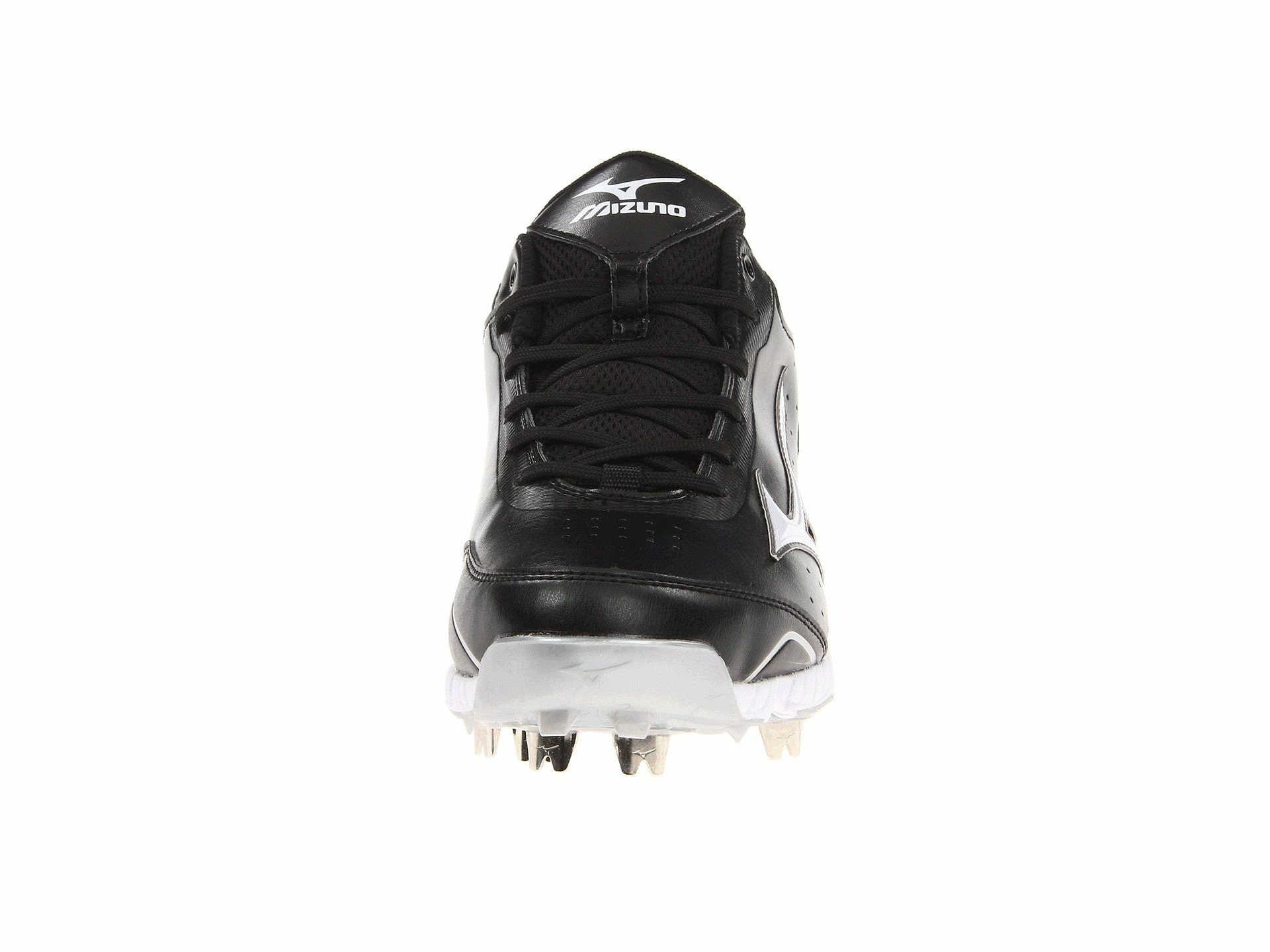 Mizuno 9-Spike Advanced Classic 7 Low Men's Metal Cleats - Black White 5 Mizuno 9-Spike Advanced Classic 7 Low Men's Metal Cleats - Black White - Image 5