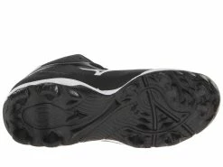 Mizuno 9 Spike Franchise 7 Mid Youth Molded Cleats - Black White 8 Mizuno 9 Spike Franchise 7 Mid Youth Molded Cleats - Black White -Baseball Apparel Sales Store 2502316 2 4x