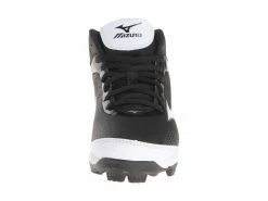 Mizuno 9 Spike Franchise 7 Mid Youth Molded Cleats - Black White 10 Mizuno 9 Spike Franchise 7 Mid Youth Molded Cleats - Black White -Baseball Apparel Sales Store 2502316 6 4x