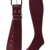 Twin City Belt Knee High Sock Combo - Maroon