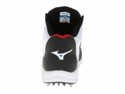 Mizuno 9-Spike Advanced Swagger 2 Mid Men's Metal Cleats - Black White -Baseball Apparel Sales Store 2946941 4 4x