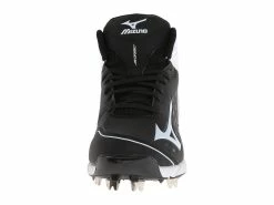 Mizuno 9-Spike Advanced Swagger 2 Mid Men's Metal Cleats - Black White -Baseball Apparel Sales Store 2946941 6 4x