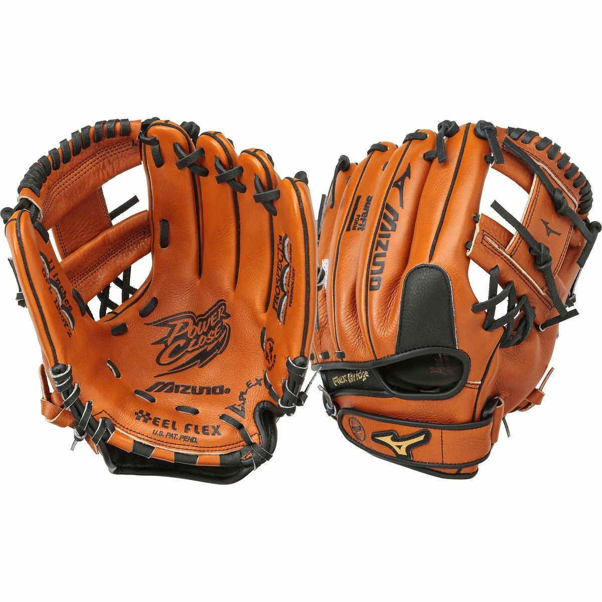 Mizuno Prospect Leather GPL1100Y2 10.75" Youth Utility Glove 3 Mizuno Prospect Leather GPL1100Y2 10.75" Youth Utility Glove - Image 3