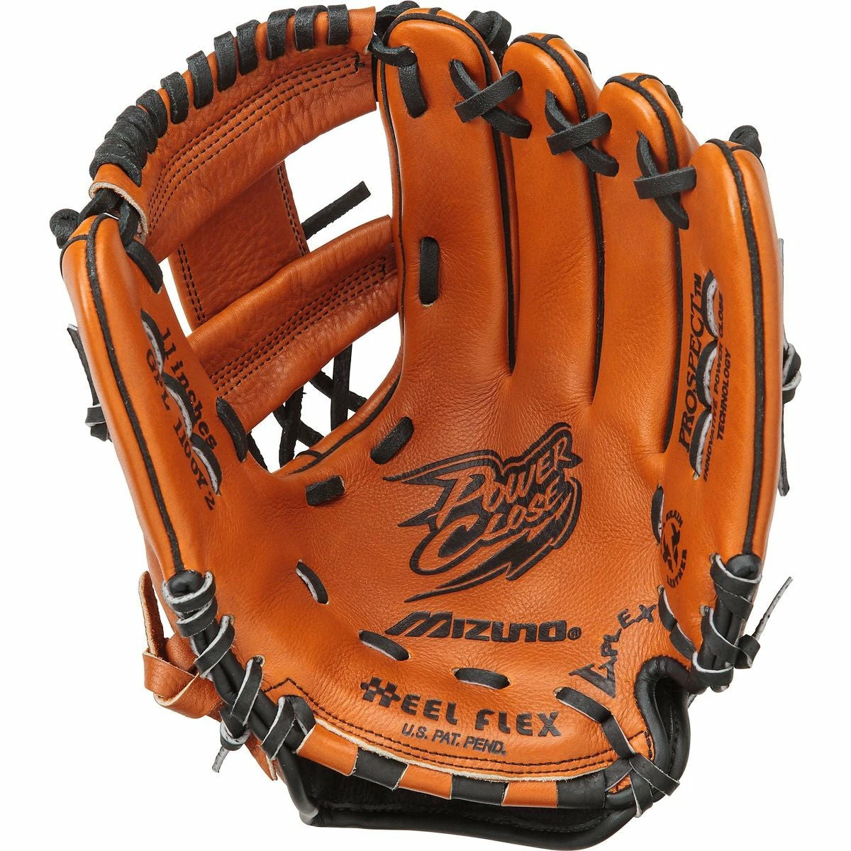 Mizuno Prospect Leather GPL1100Y2 10.75" Youth Utility Glove 2 Mizuno Prospect Leather GPL1100Y2 10.75" Youth Utility Glove - Image 2