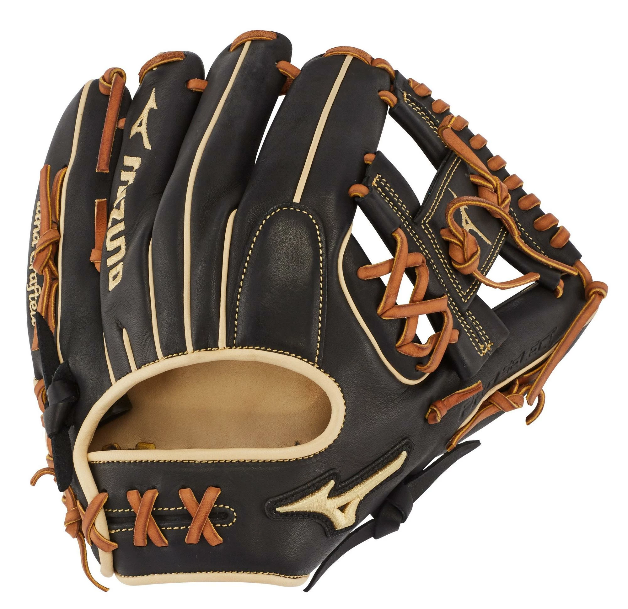 Mizuno Pro Select 11.50" Infield Glove GPS1BK-400S Shallow Pocket - Black 1 Mizuno Pro Select 11.50" Infield Glove GPS1BK-400S Shallow Pocket - Black