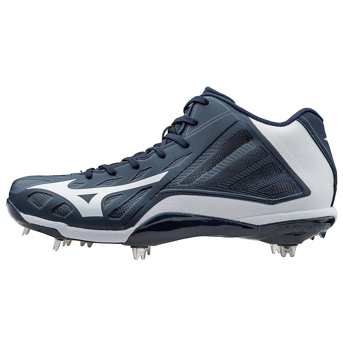 Mizuno Heist IQ Mid - Navy White 1 Mizuno Heist IQ Mid - Navy White