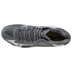 Mizuno Heist IQ Mid Cleats - Gray White 8 Mizuno Heist IQ Mid Cleats - Gray White -Baseball Apparel Sales Store 320500 9100 04 fmt png alpha op usm 1.5 1 b60eb1f0 2bc4 4579 b907 af6a82b46a2e