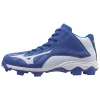 Mizuno 9-Spike Advanced Franchise 8 Mid - Royal White
