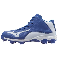 Mizuno 9-Spike Advanced Franchise 8 Mid - Royal White