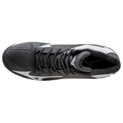 Mizuno 9-Spike Advanced Franchise 8 Mid - Black White -Baseball Apparel Sales Store 320504 9000 04 fmt png alpha op usm 1.5 1