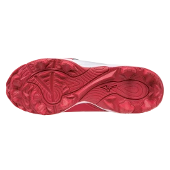 Mizuno 9-Spike Advanced Youth Franchise 8 Mid - Red White -Baseball Apparel Sales Store 320506 1000 02 fmt png alpha op usm 1.5 1