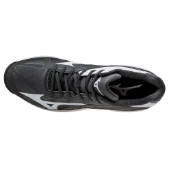 Mizuno 9-Spike Advanced Erupt 3 Low - Black White -Baseball Apparel Sales Store 320509 9000 04 fmt png alpha op usm 1.5 1