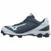 Mizuno Men's 9-Spike Advanced Franchise 9 Low Molded Cleats - Navy White