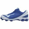 Mizuno Men's 9-Spike Advanced Franchise 9 Low Molded Cleats - Royal White
