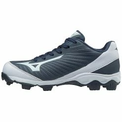 Mizuno Youth 9-Spike Advanced Franchise 9 Low Molded Cleats - Navy White