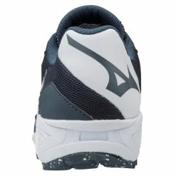 Mizuno Dominant All-Surface Low Turf Shoe - Navy White -Baseball Apparel Sales Store 320565 5100 04