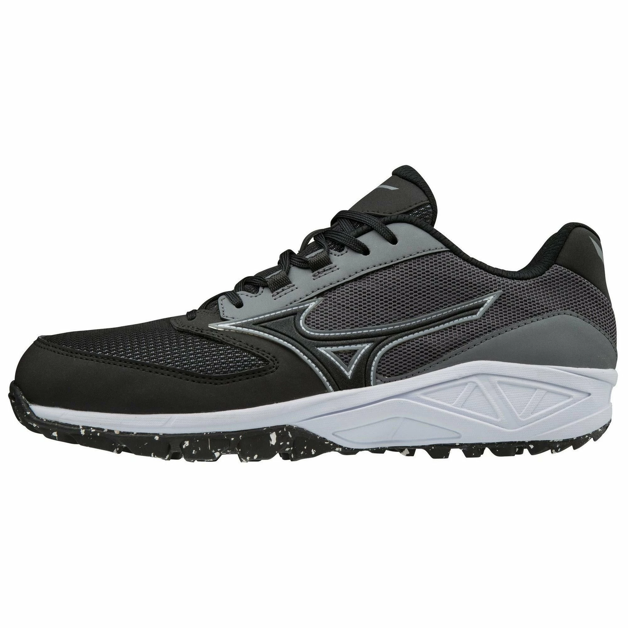 Mizuno Dominant All-Surface Low Turf Shoe - Charcoal White 1 Mizuno Dominant All-Surface Low Turf Shoe - Charcoal White