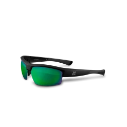 Marucci MV463Y Youth Performance Sunglasses - Matte Black Green Lenses