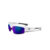 Marucci MV463Y Youth Performance Sunglasses - Matte White Blue Lenses
