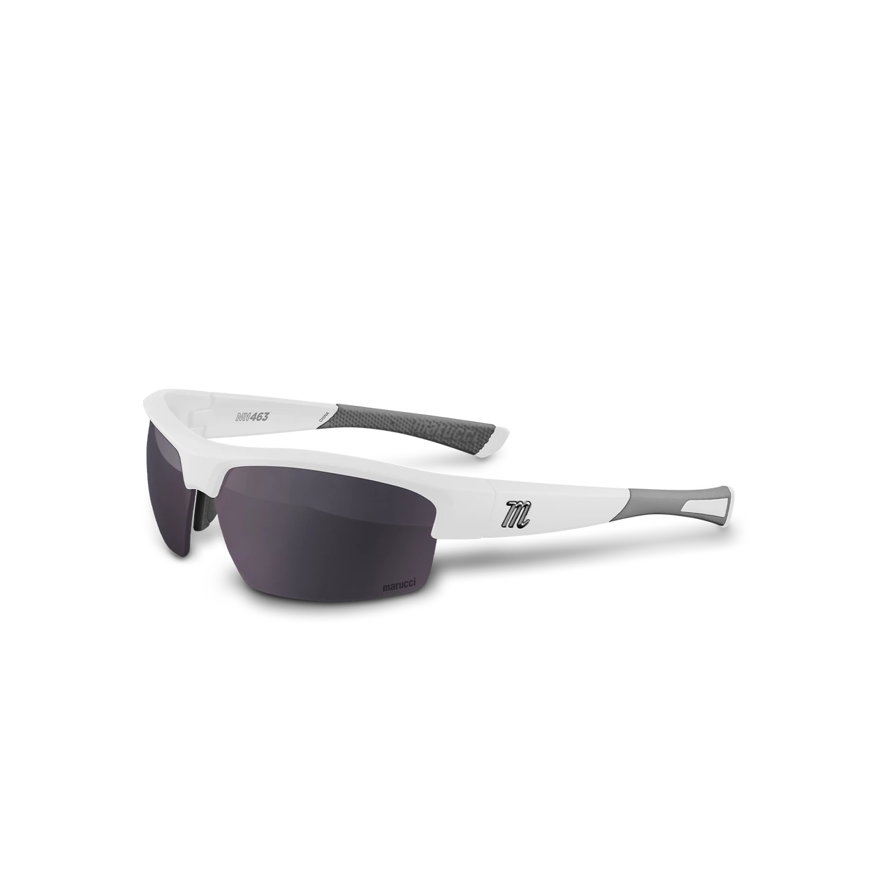 Marucci MV463Y Youth Performance Sunglasses - Matte White Gray Lenses 1 Marucci MV463Y Youth Performance Sunglasses - Matte White Gray Lenses