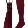 Twin City Belt Knee High Sock Combo - Cardinal