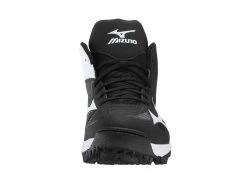 Mizuno 9-Spike Advanced Erupt 3 Mid - Black White -Baseball Apparel Sales Store 715FIaaSV5L