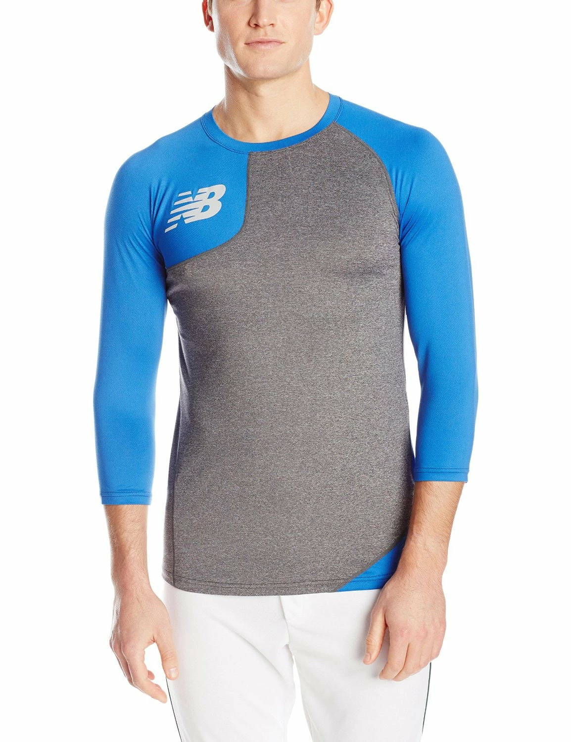 New Balance Asym Baseball Base Layer Right - Royal 1 New Balance Asym Baseball Base Layer Right - Royal