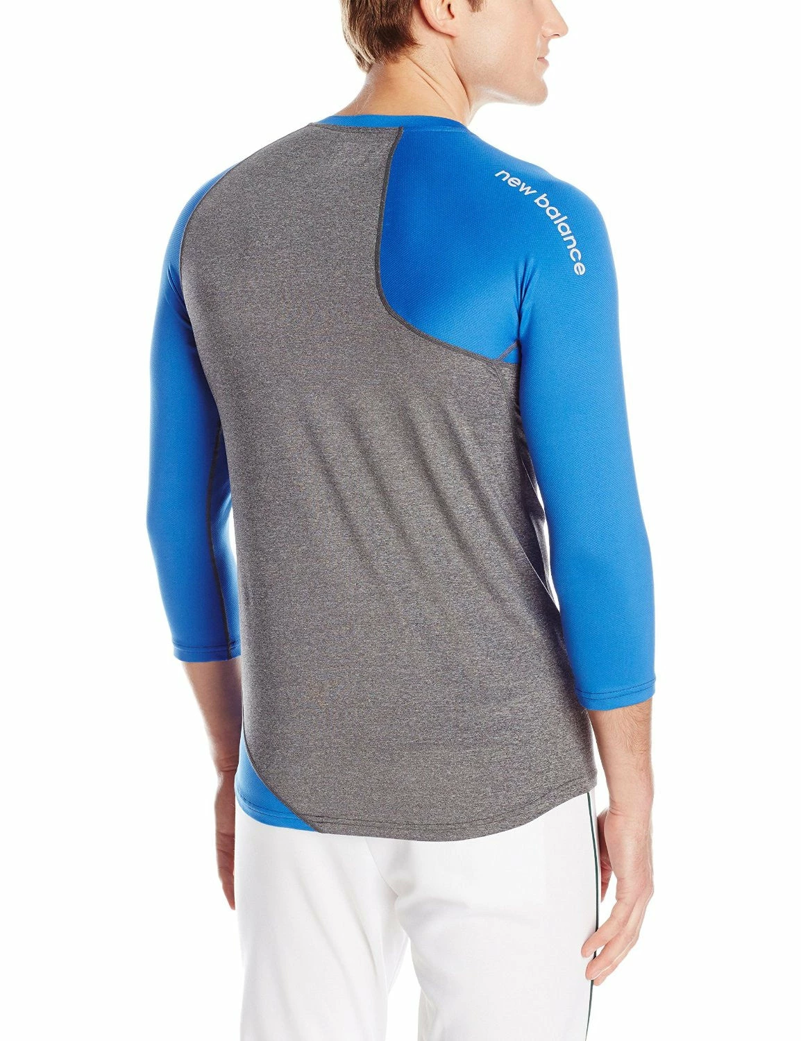 New Balance Asym Baseball Base Layer Right - Royal 2 New Balance Asym Baseball Base Layer Right - Royal - Image 2