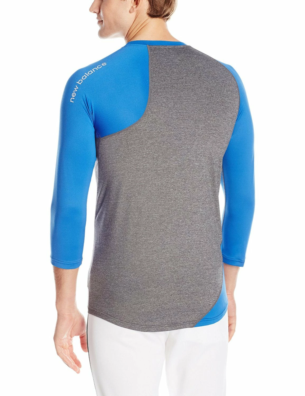 New Balance Asym Baseball Base Layer Left - Royal 2 New Balance Asym Baseball Base Layer Left - Royal - Image 2