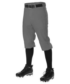 Alleson 605PKN Adult Baseball Knicker Pant - Charcoal