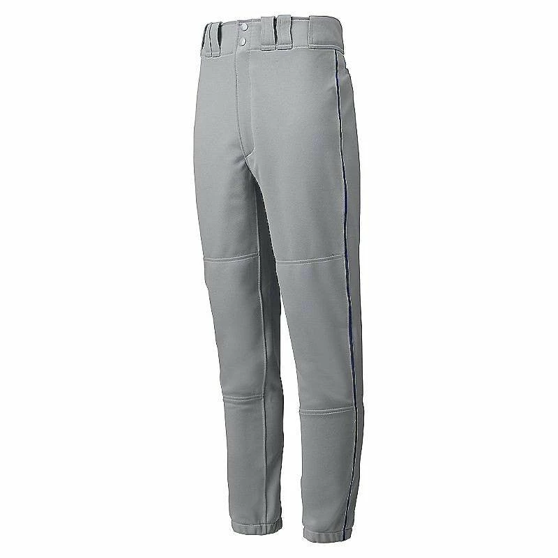 Mizuno Premier Piped Pant - Grey-Navy 1 Mizuno Premier Piped Pant - Grey-Navy