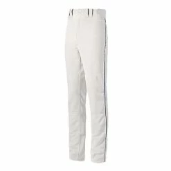 Mizuno Youth Select Pro Piped Pants - White Navy