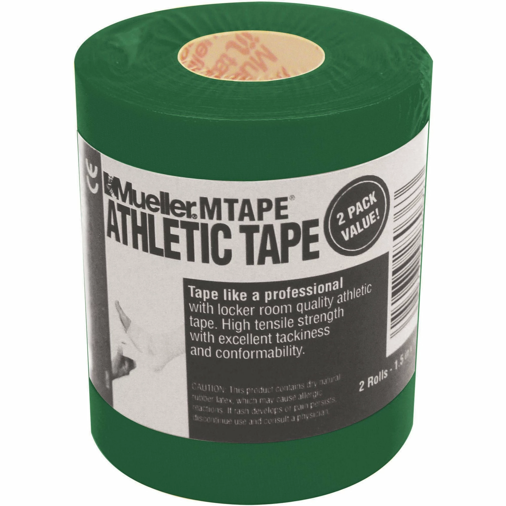 Mueller Mtape 1.5" X 10 Yds Green - 2 Pk Value - Image 2