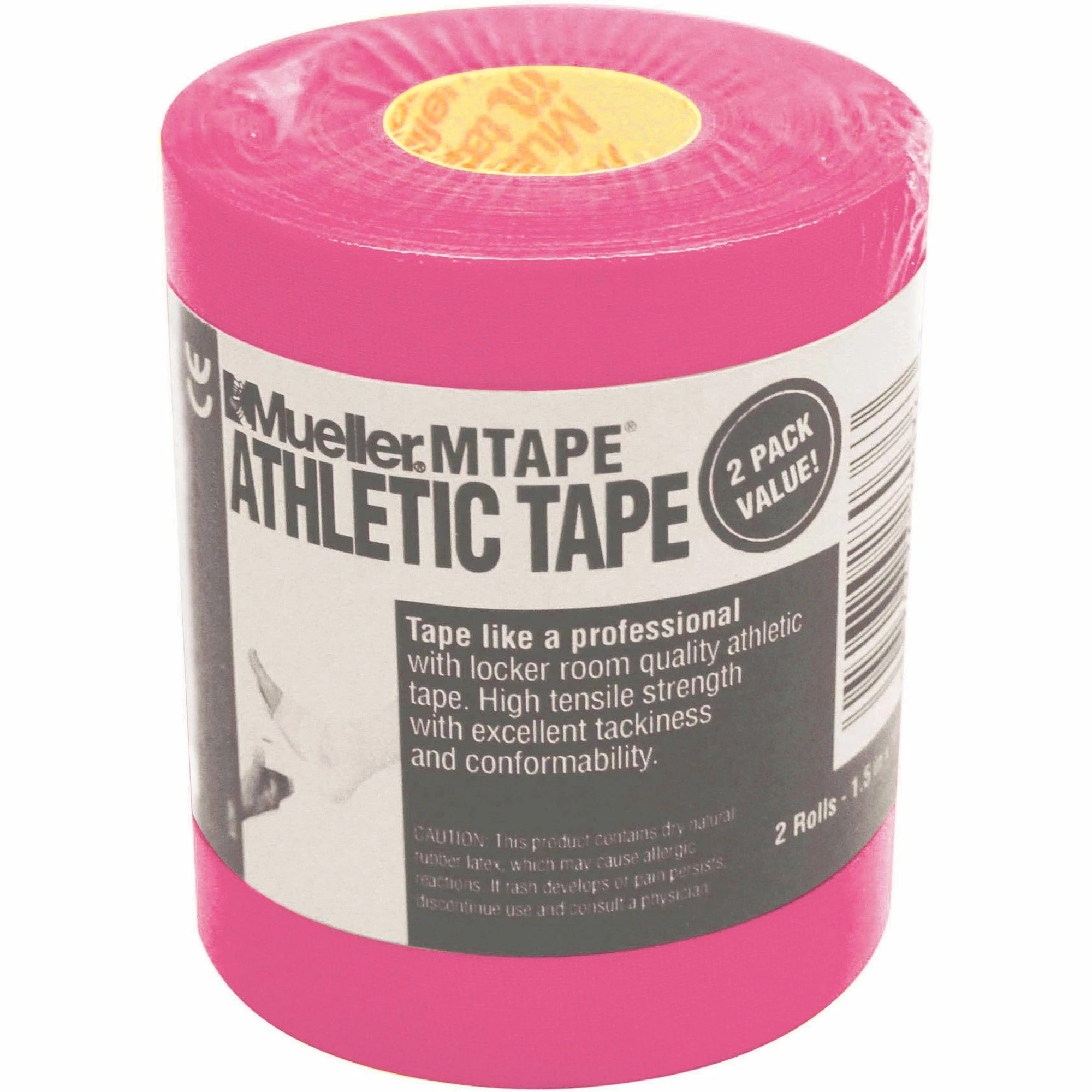Mueller Mtape 1.5" X 10 Yds Pink - 2 Pk Value - Image 2