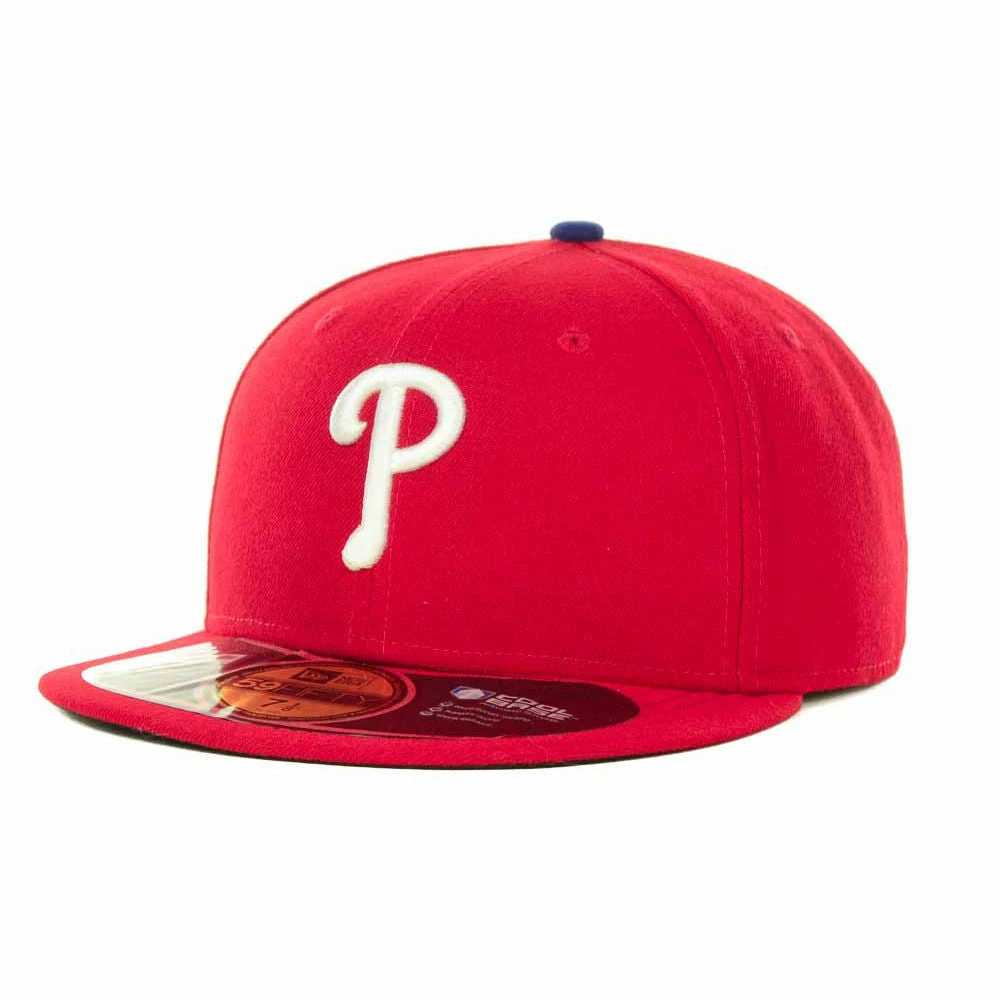 New Era MLB Authentic Cap Philadelphia Phillies On-Field Game Red 1 New Era MLB Authentic Cap Philadelphia Phillies On-Field Game Red