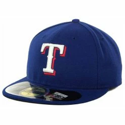 New Era MLB Authentic Cap Texas Rangers On-Field Game Royal Blue