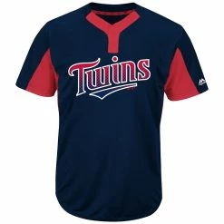 Majestic IY83-I383 MLB Premier Eagle 2-Button Jersey - Twins