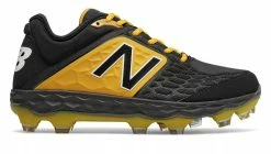 New Balance 3000v4 TPU Molded Cleat Low-Cut - Black Yellow