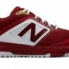 New Balance 3000v4 Fresh Foam Turf Baseball Shoe - Maroon White