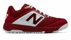 New Balance 3000v4 Fresh Foam Turf Baseball Shoe - Maroon White