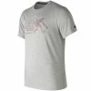 New Balance Men's Beta Baseball 5050 T-Shirt - Athletic Gray