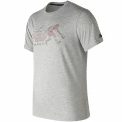 New Balance Men's Beta Baseball 5050 T-Shirt - Athletic Gray
